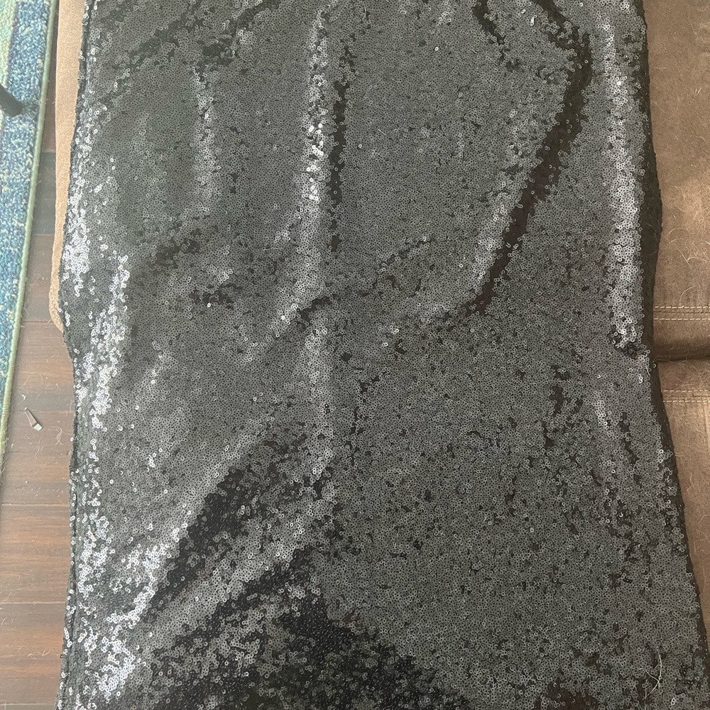 Torrid Black Sequin Pencil Mini Skirt